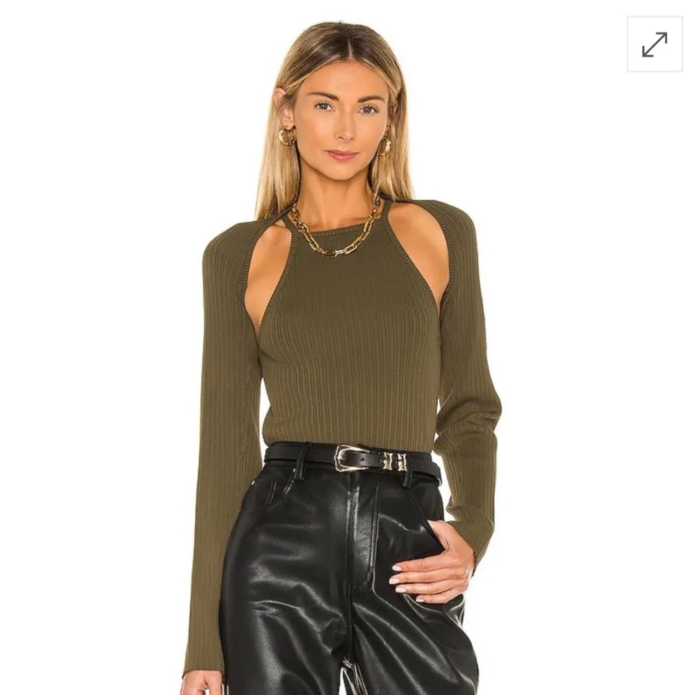 Nicholas Luna Set & Mari Pants - in Khaki Green